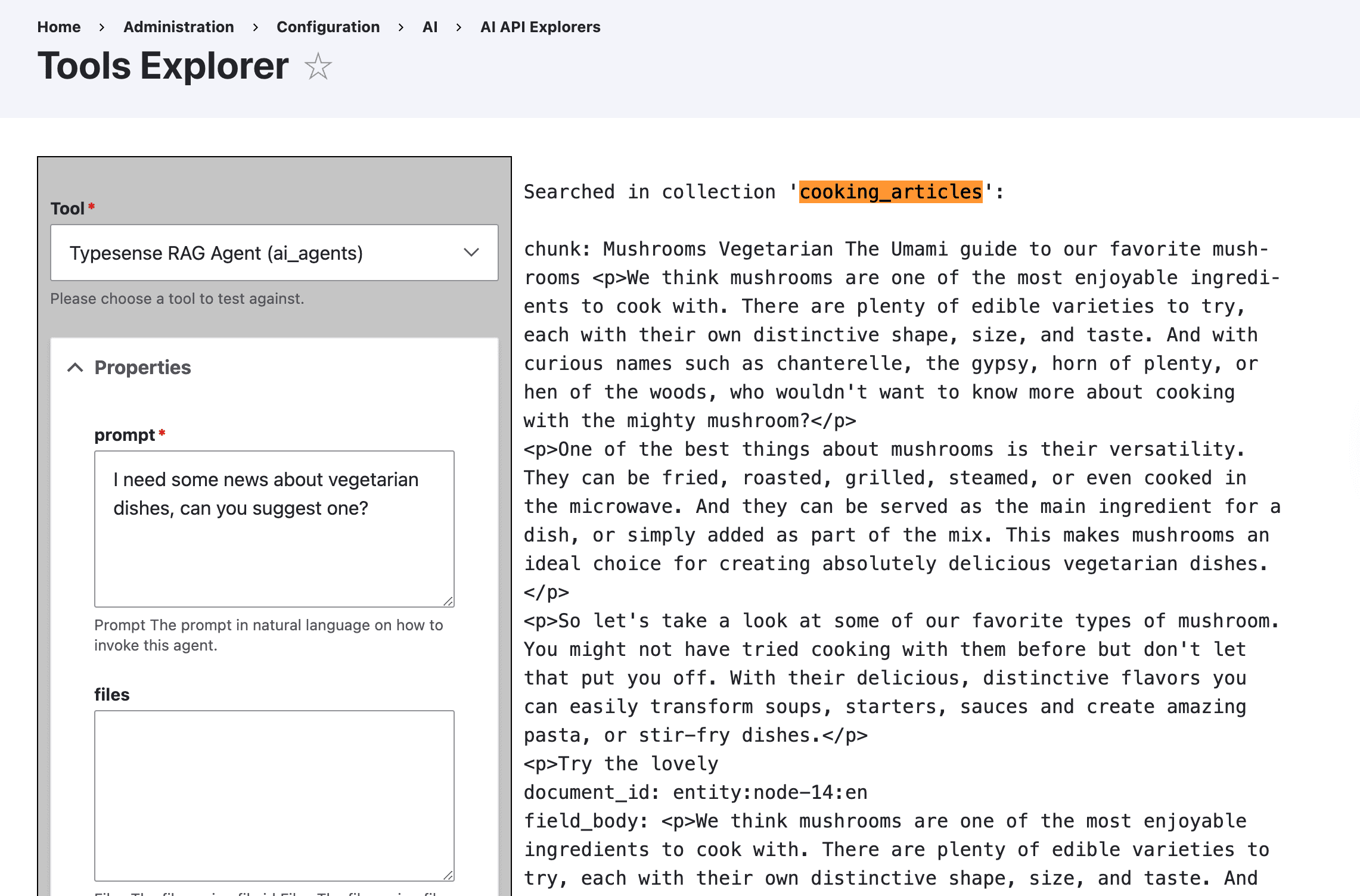 Typsesense RAG Agent