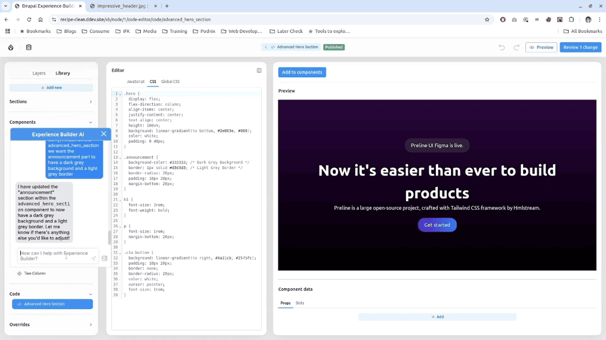 Drupal AI &amp; Experience Builder, from Figma Image to component. DrupalCon Atlanta opening keynote