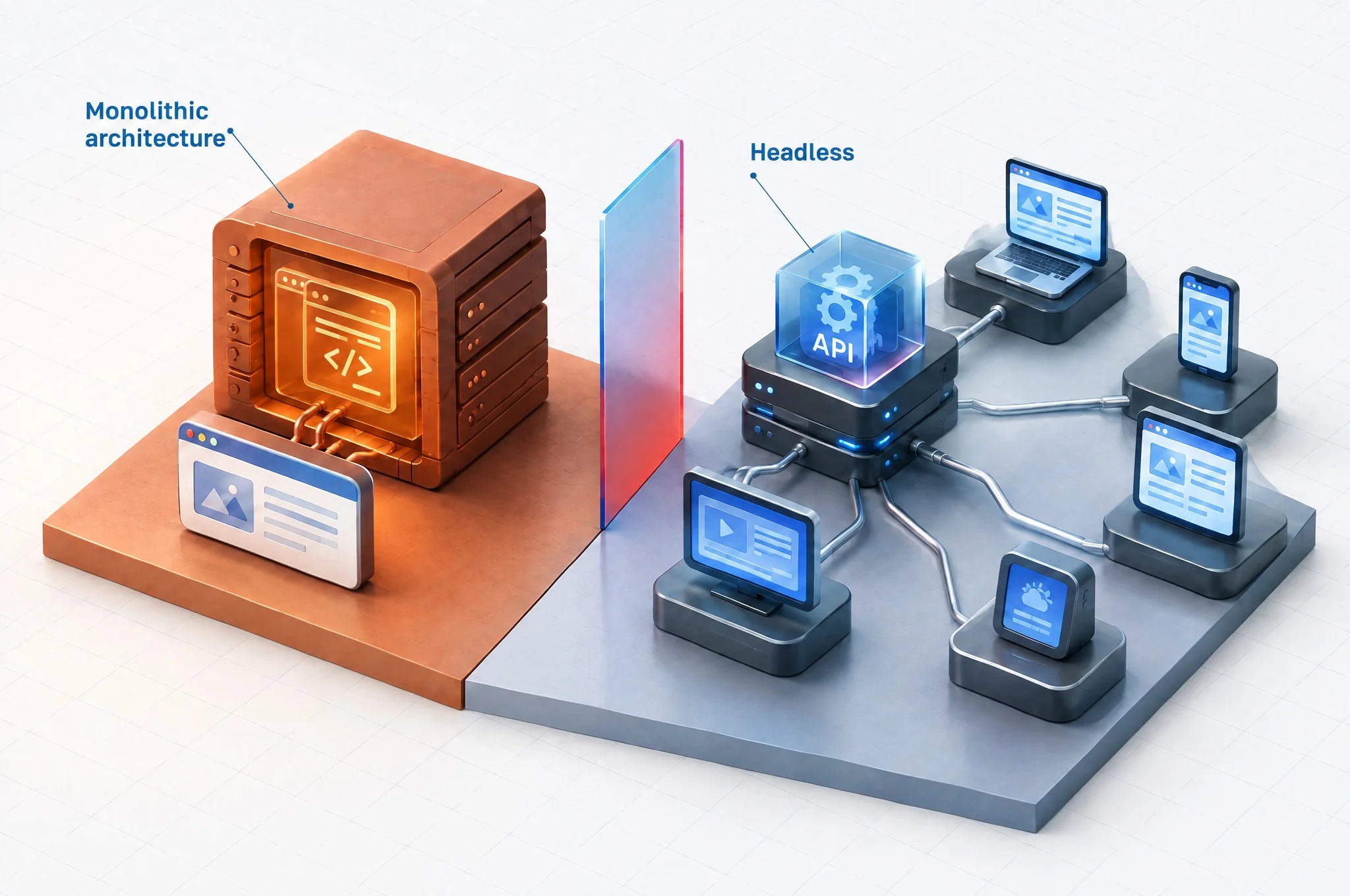 Monolithic Architecture vs Headless Architecture