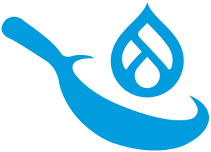 Logo di Drupal Recipes, letteralmente ricette, configurazioni predefinite e riutilizzabili