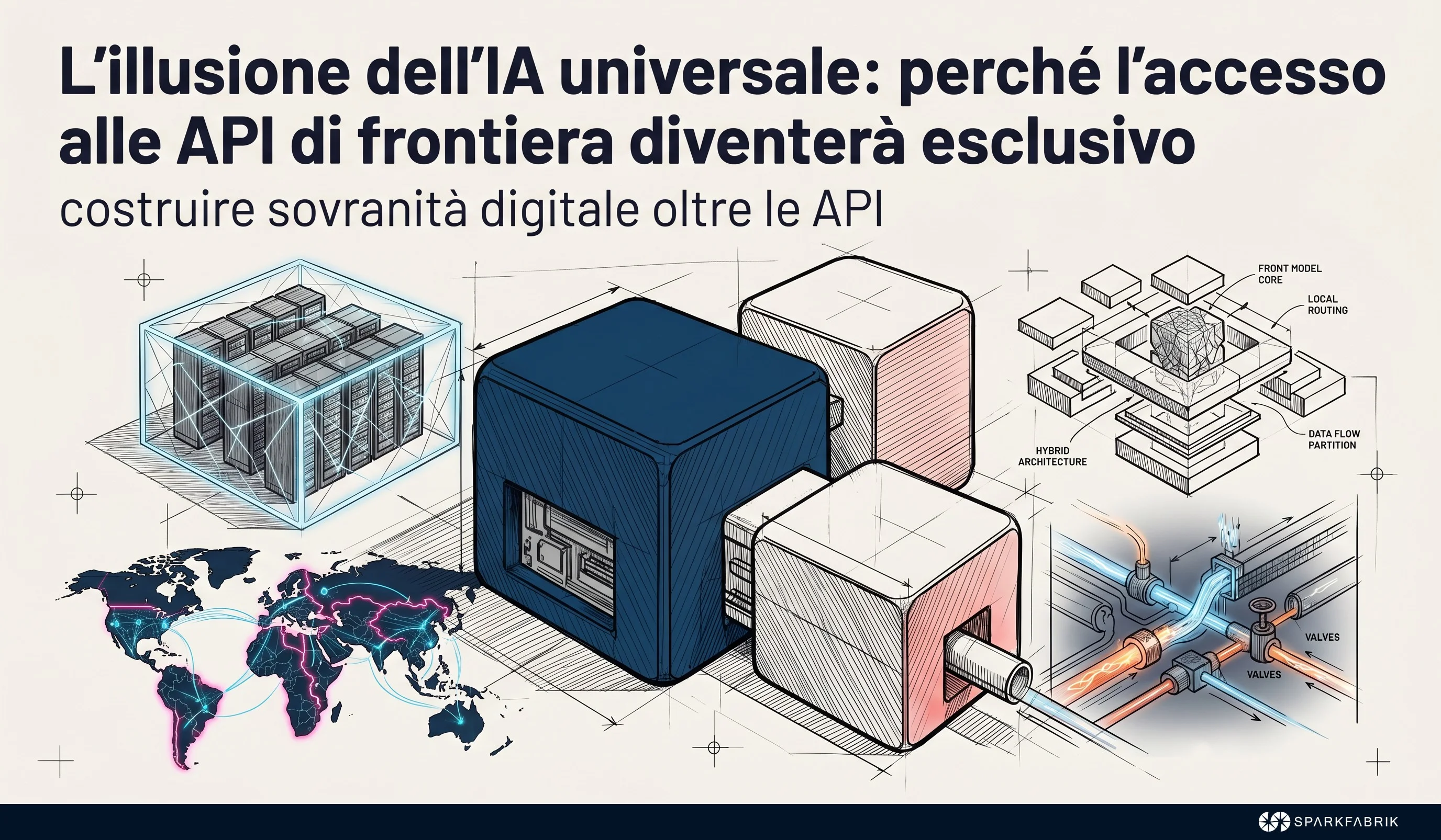 L'illusione dell'IA universale: perché l'accesso alle API di frontiera diventerà esclusivo