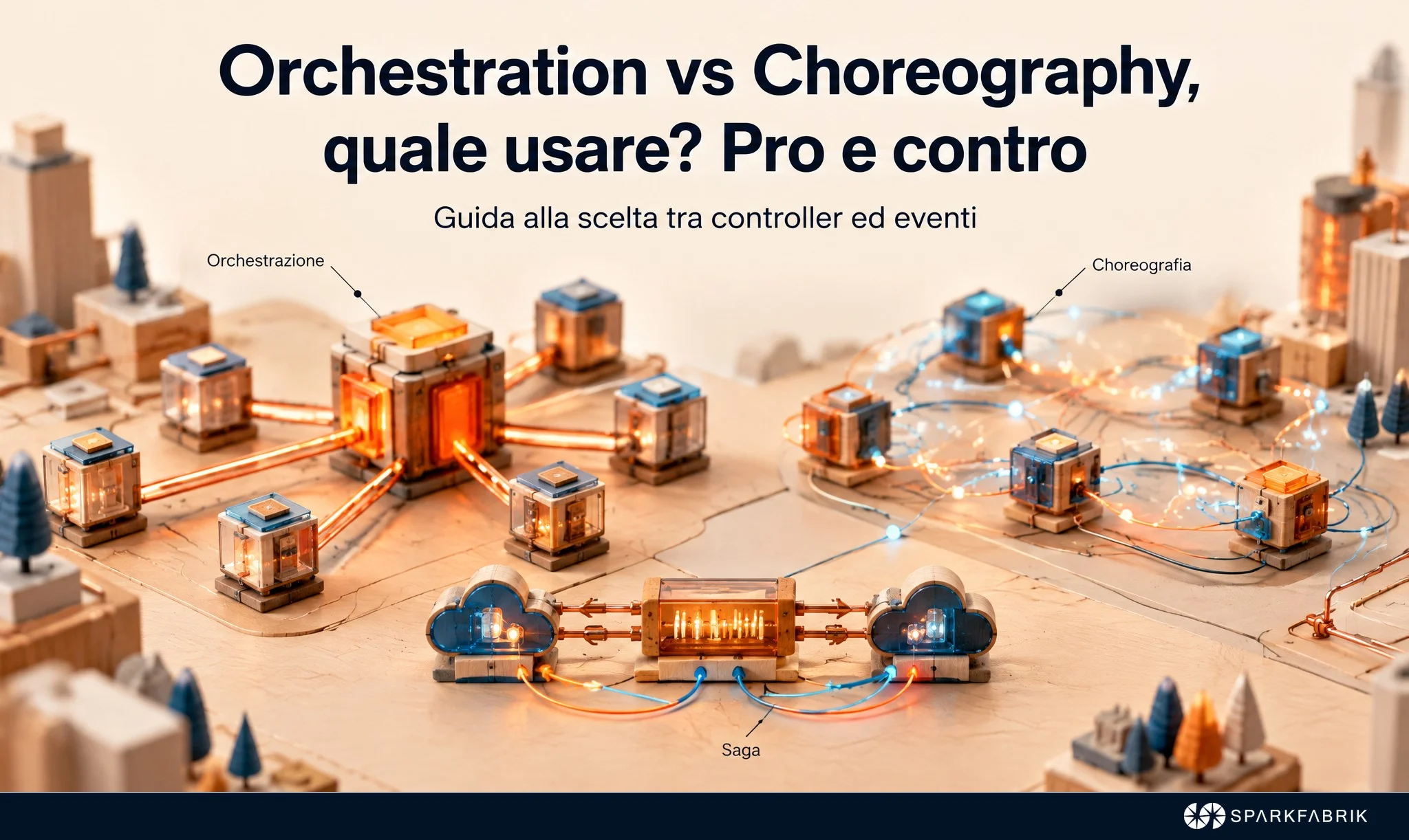 Orchestration vs Choreography, quale usare? Pro e contro