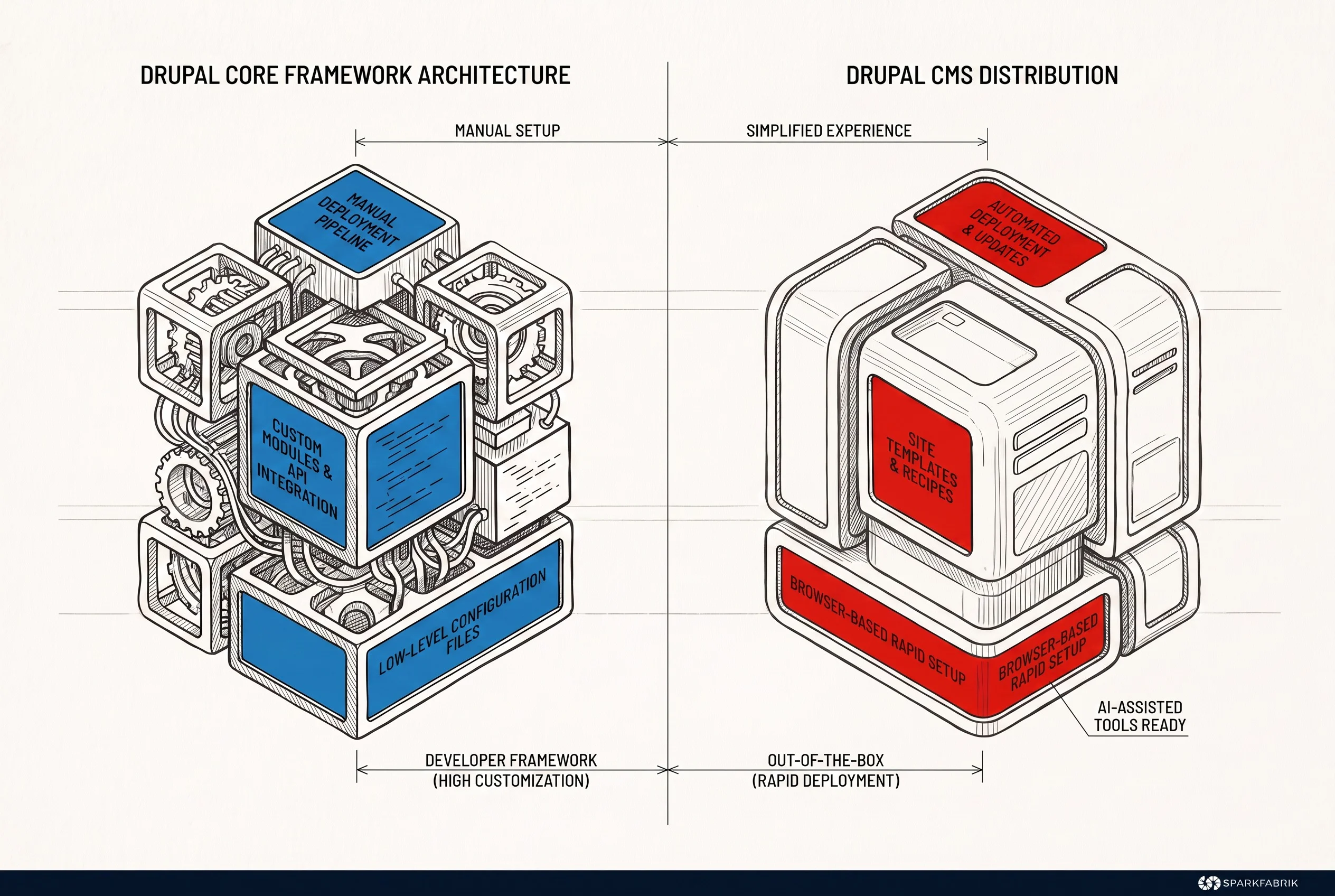 Drupal Core vs Drupal CMS