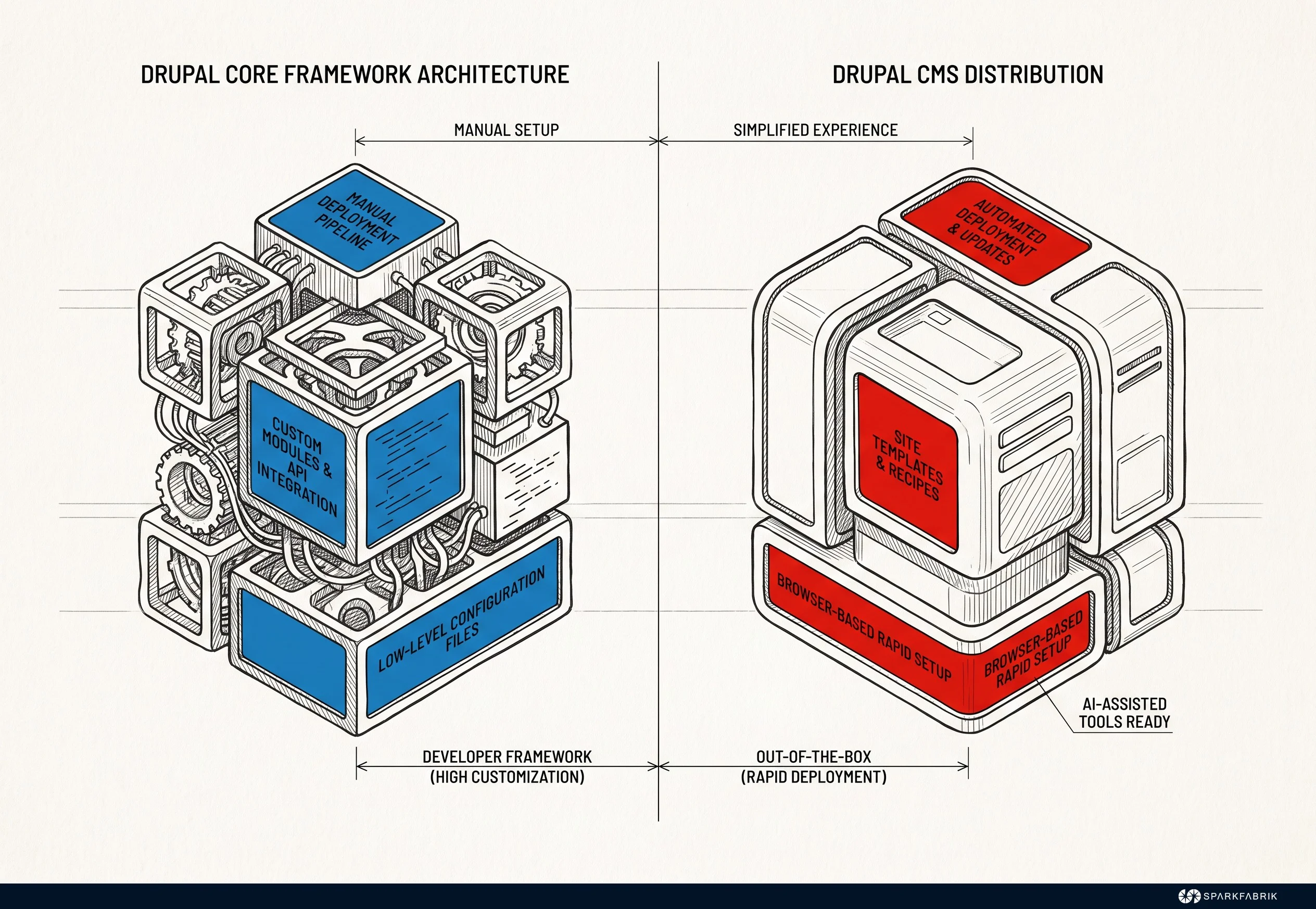 Drupal Core vs Drupal CMS