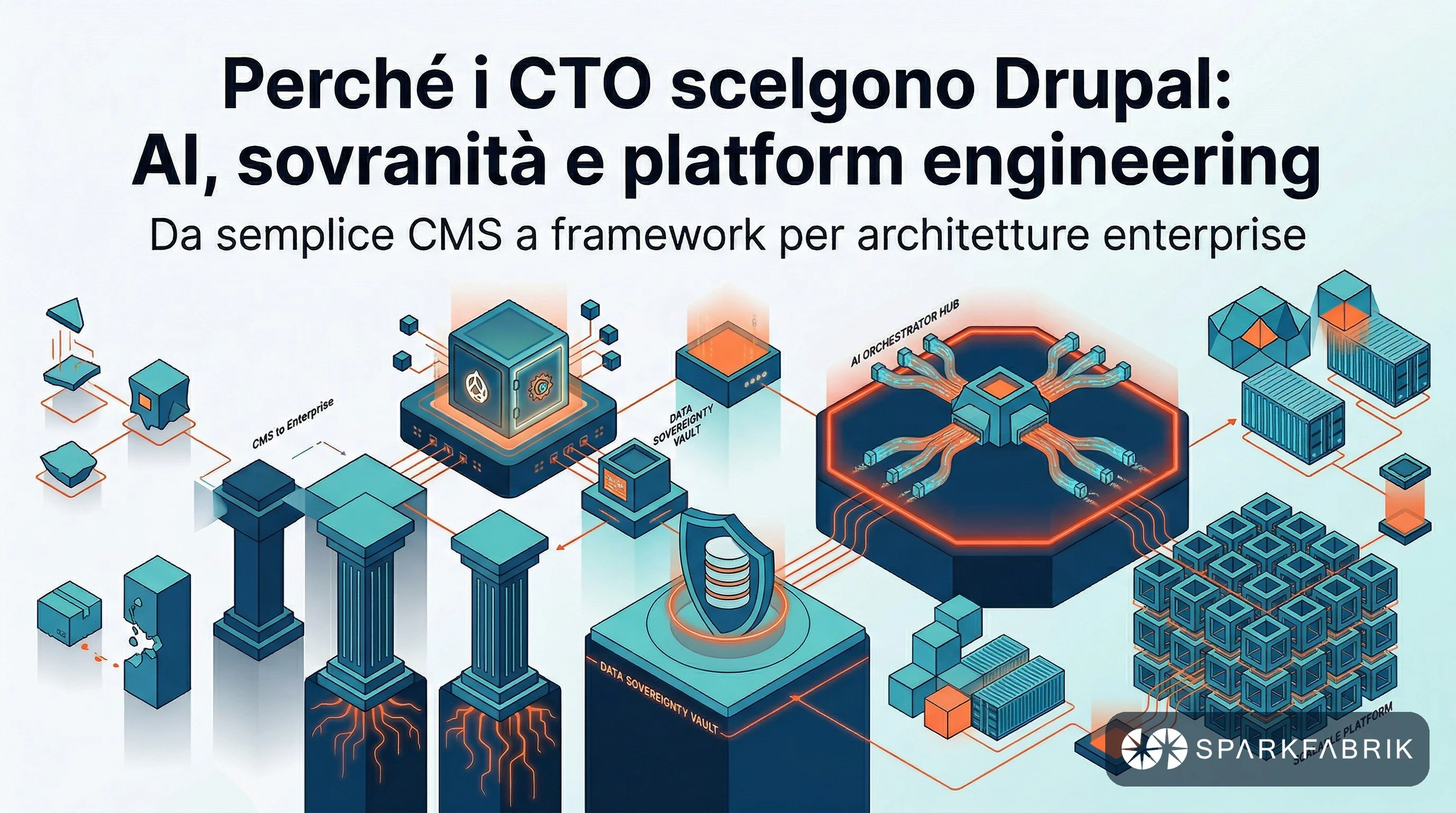 Perché i CTO scelgono Drupal: AI, sovranità e platform engineering