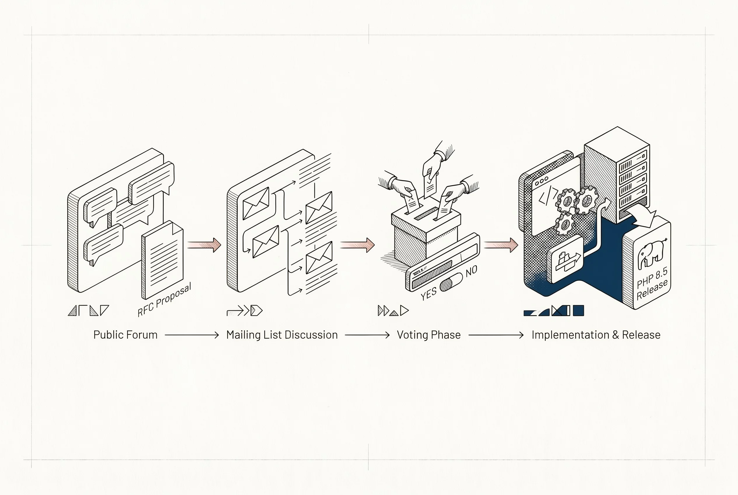 The PHP evolution cycle
