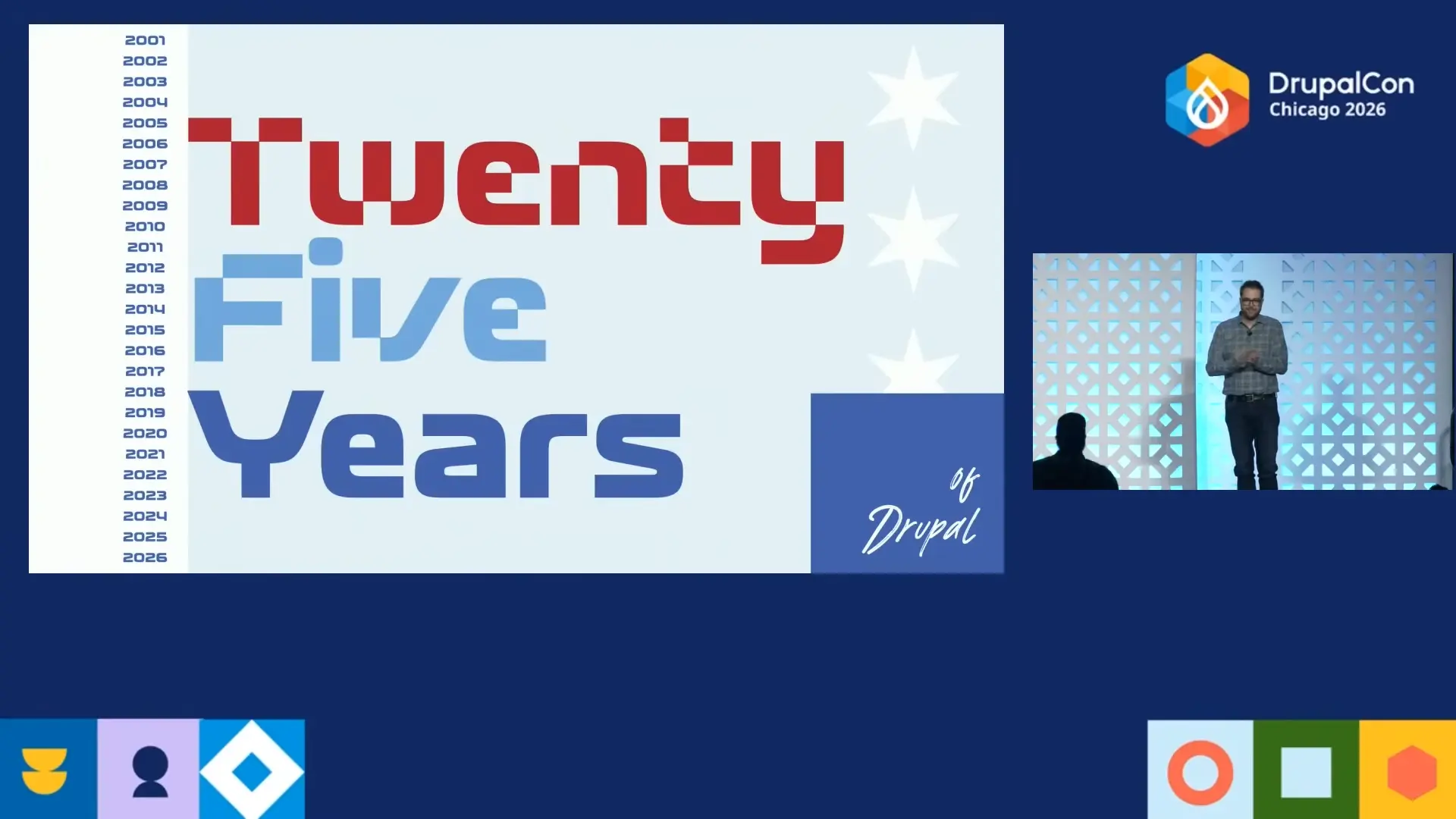 25 years of Drupal - Driesnote DrupalCon Chicago 2026
