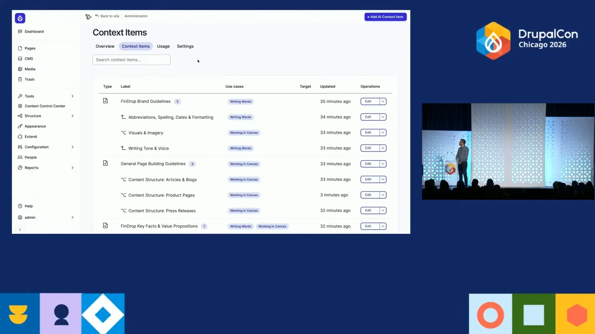 Context Control Centre - Driesnote DrupalCon Chicago 2026