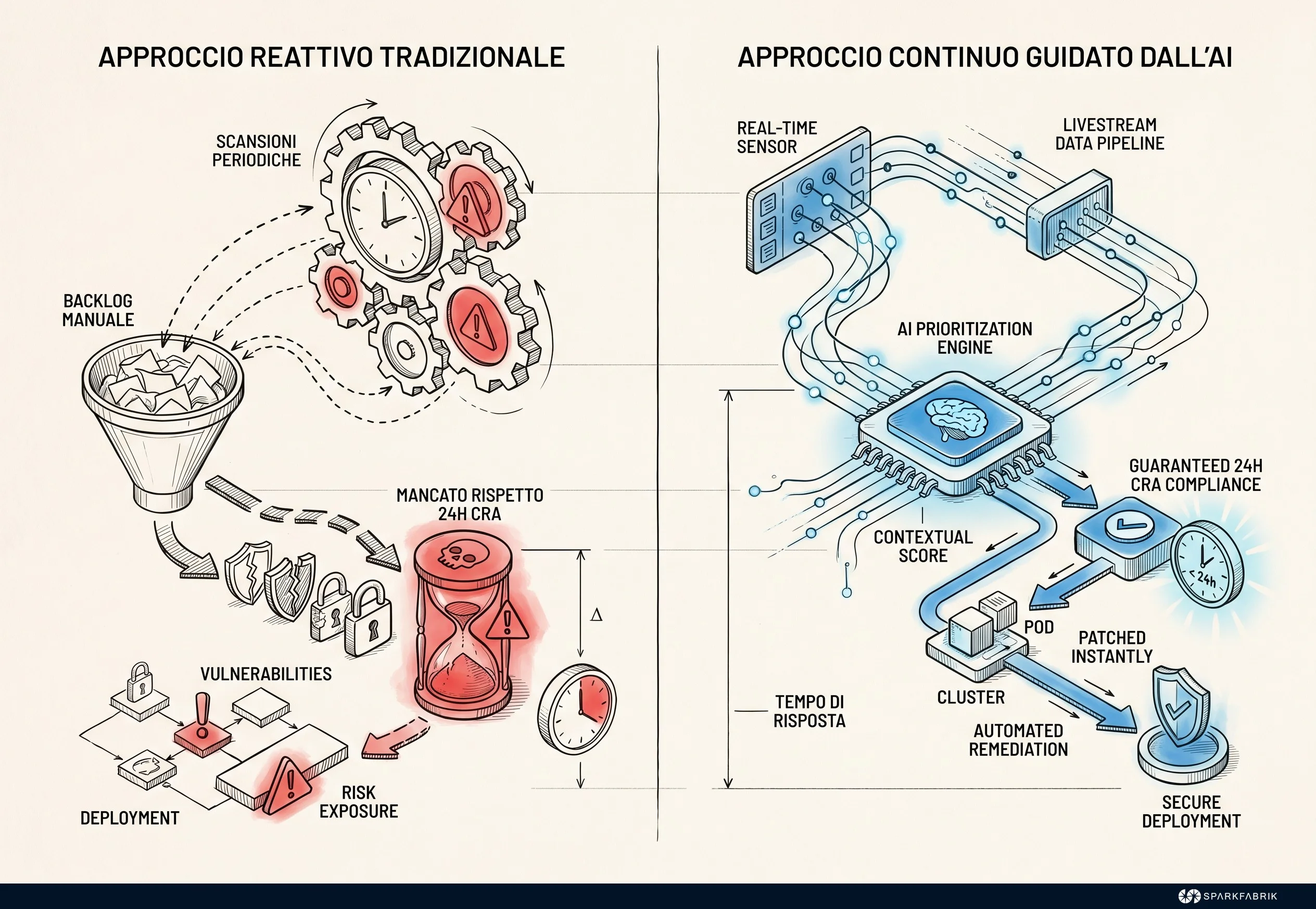 Confronto dei modelli di gestione delle vulnerabilità