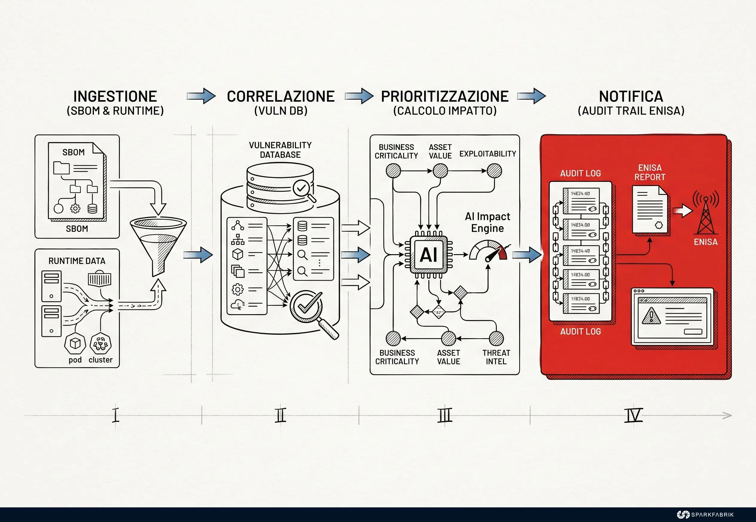 Il flusso continuo AI-driven in 4 fasi