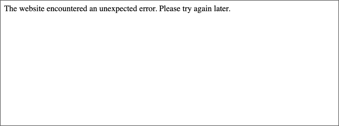 Local Error